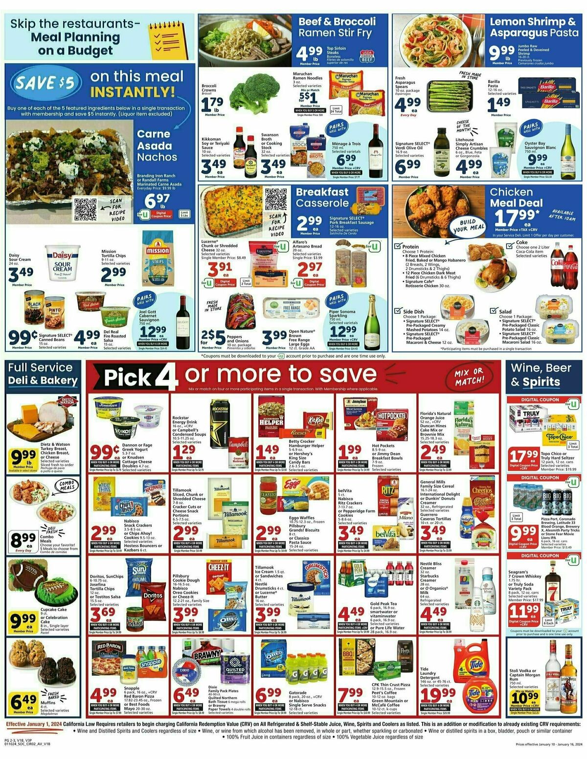 Vons Weekly Ad from January 10
