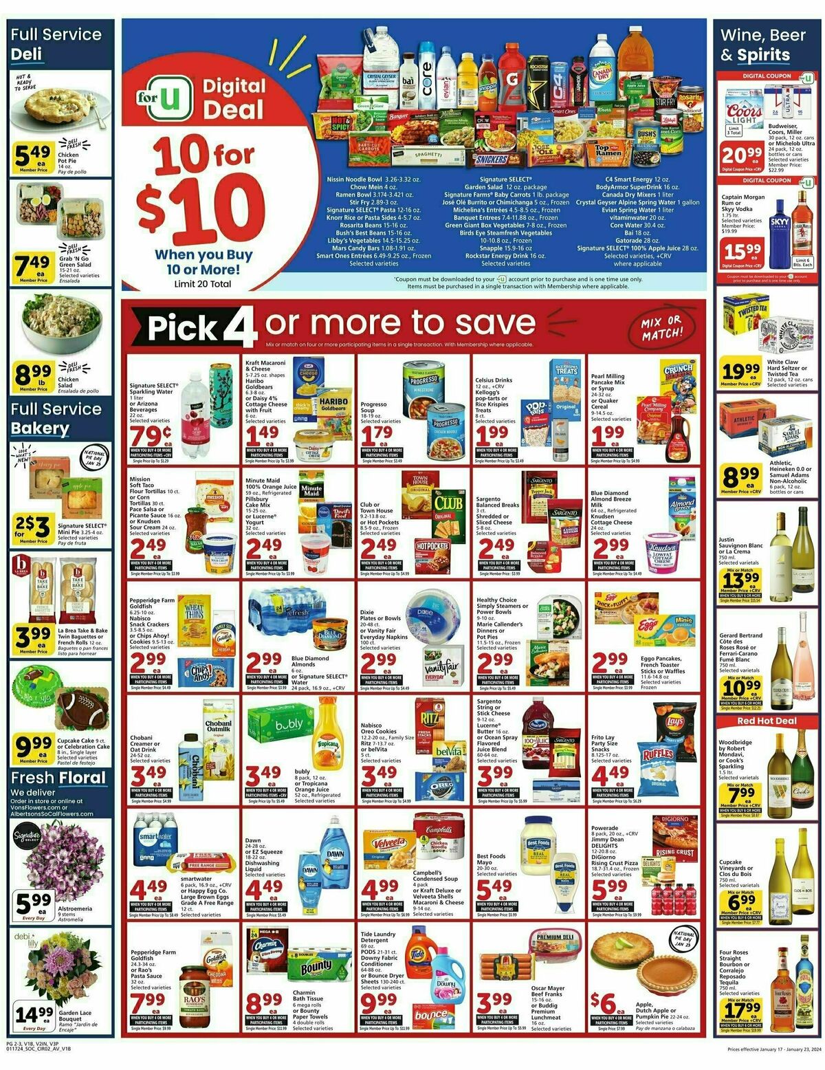 Vons Weekly Ad from January 17