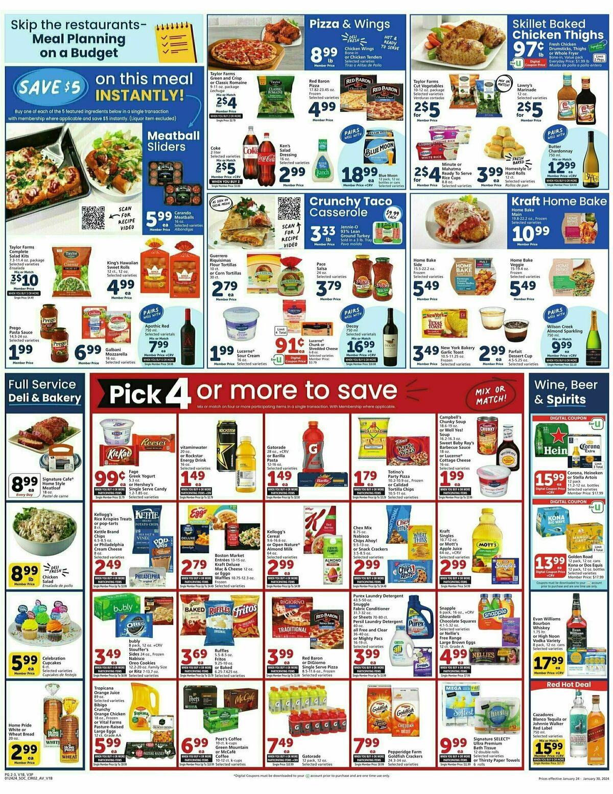 Vons Weekly Ad from January 24