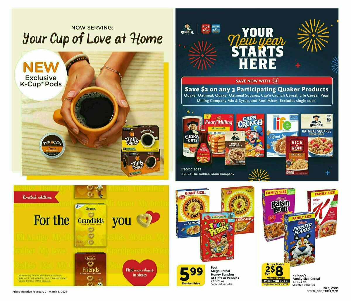 Vons Big Book of Savings Weekly Ad from February 7