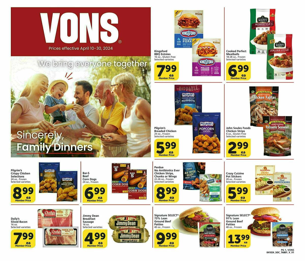 Vons Big Book of Savings Weekly Ad from April 10