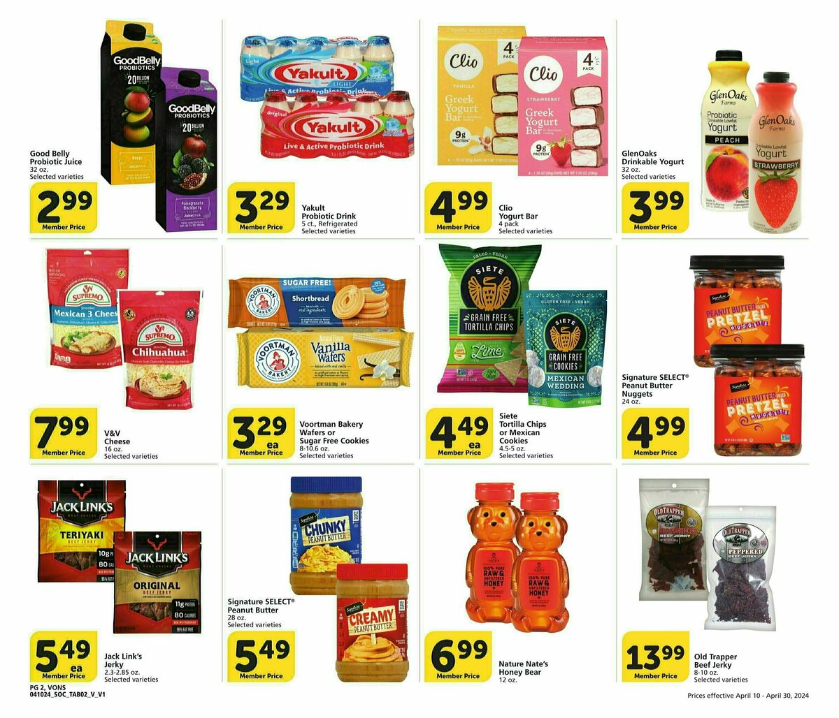 Vons Big Book of Savings Weekly Ad from April 10