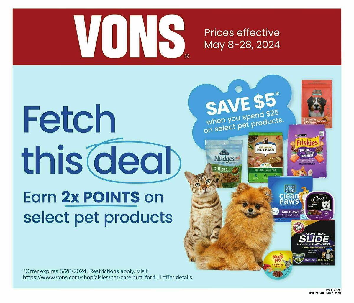 Vons Big Book of Savings Weekly Ad from May 8