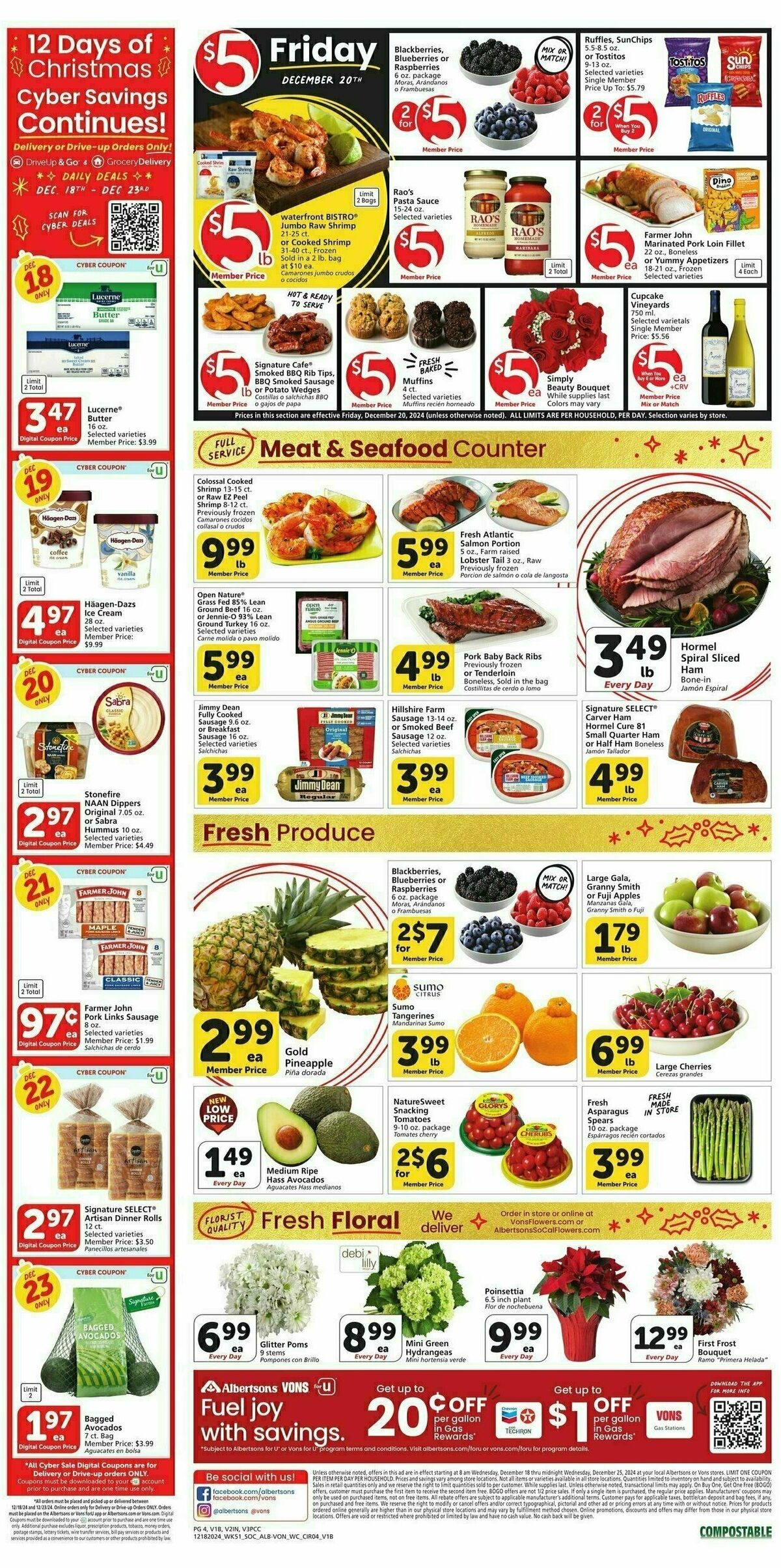 Vons Weekly Ad from December 18