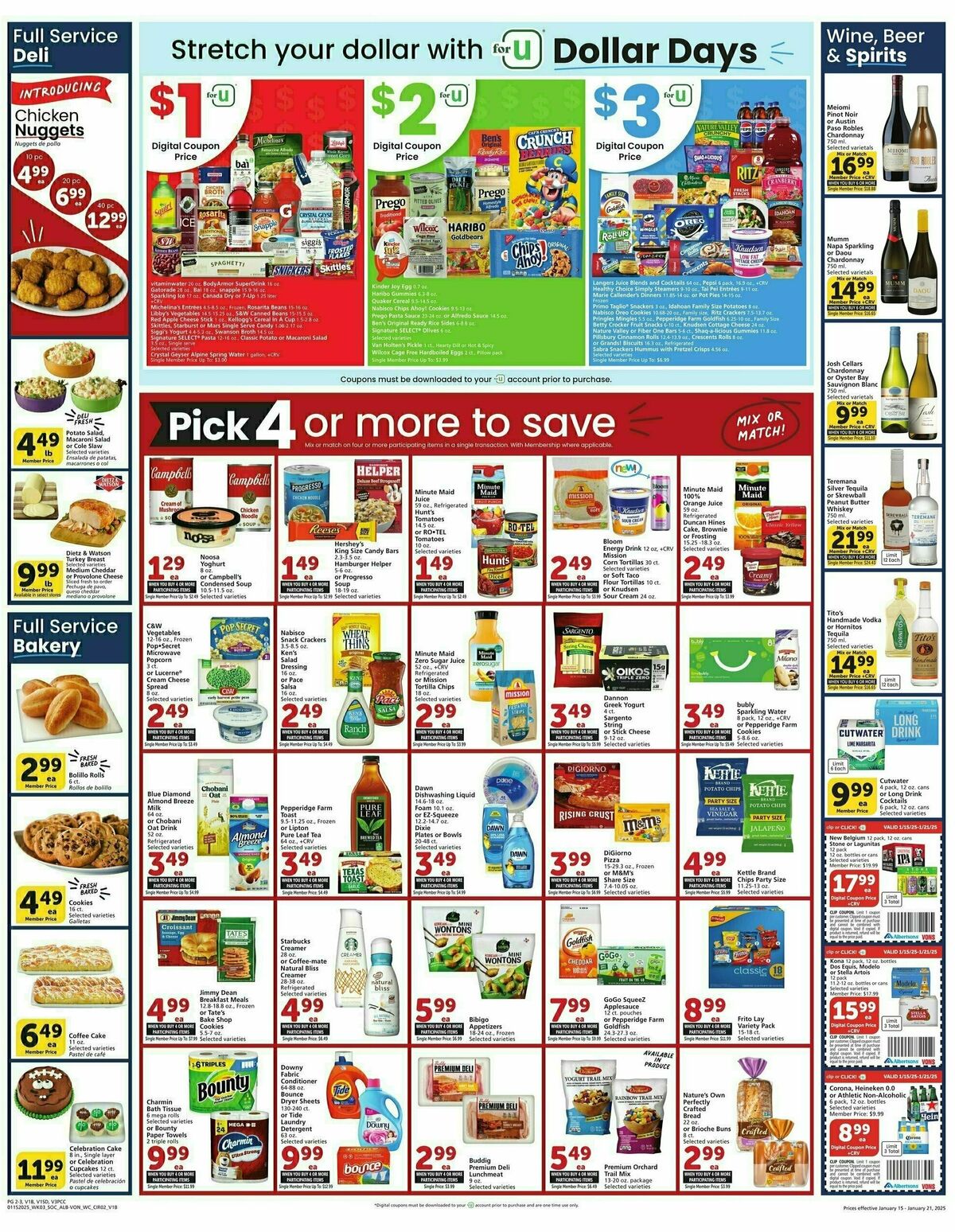 Vons Weekly Ad from January 15
