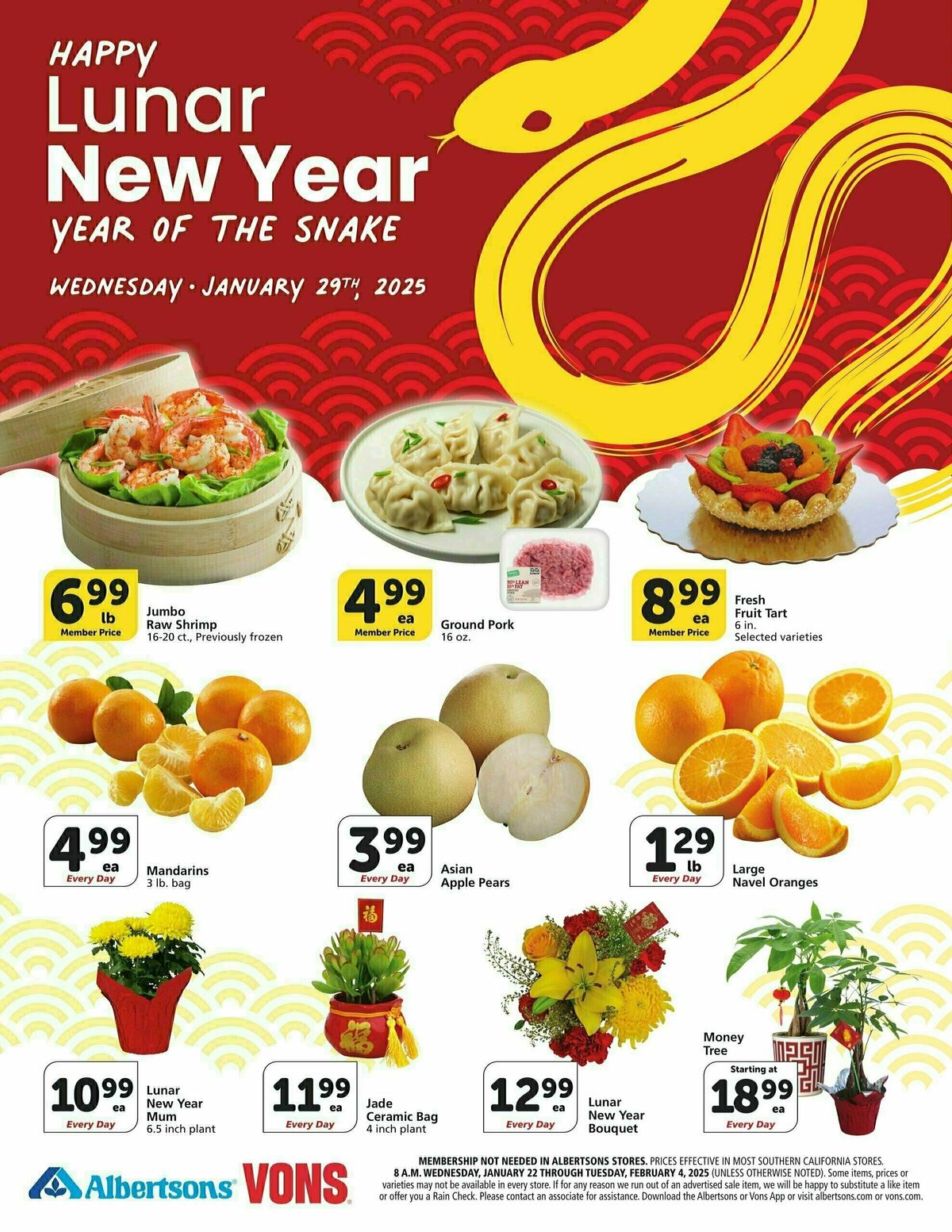 Vons Specialty Publication Weekly Ad from January 22