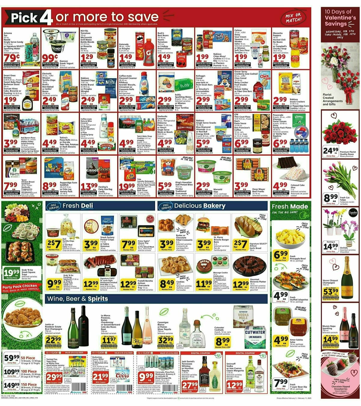 Vons Weekly Ad from February 5