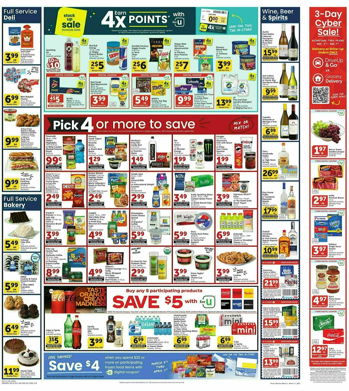 Vons Weekly Ad from March 5