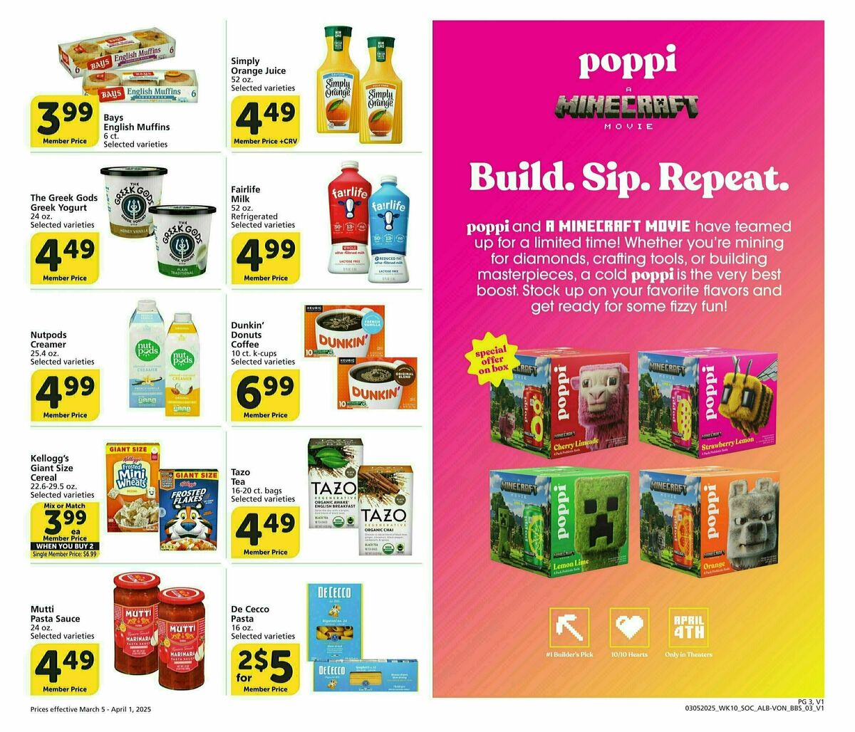 Vons Big Book of Savings Weekly Ad from March 5