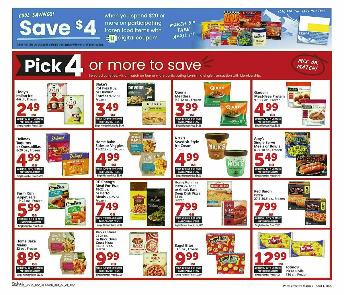 Vons Big Book of Savings Weekly Ad from March 5