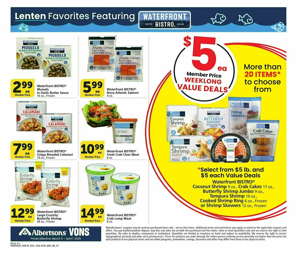 Vons Big Book of Savings Weekly Ad from March 5