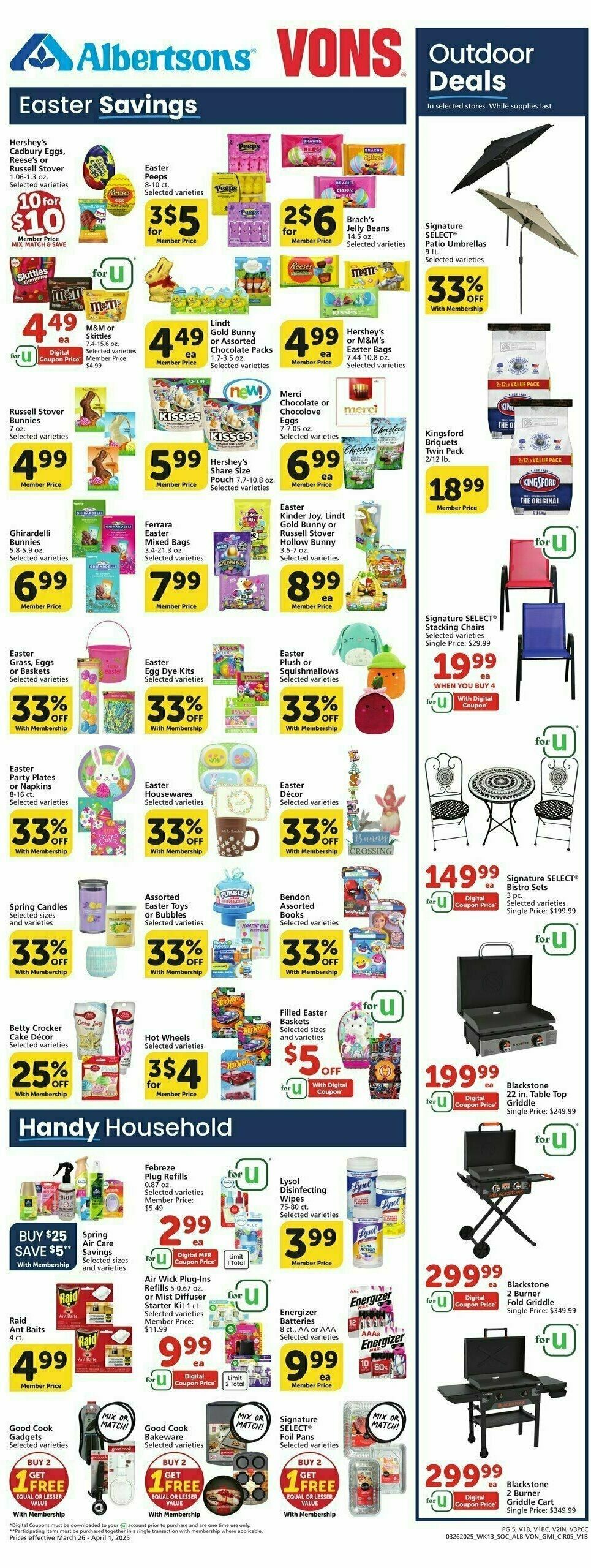 Vons Weekly Ad from March 26