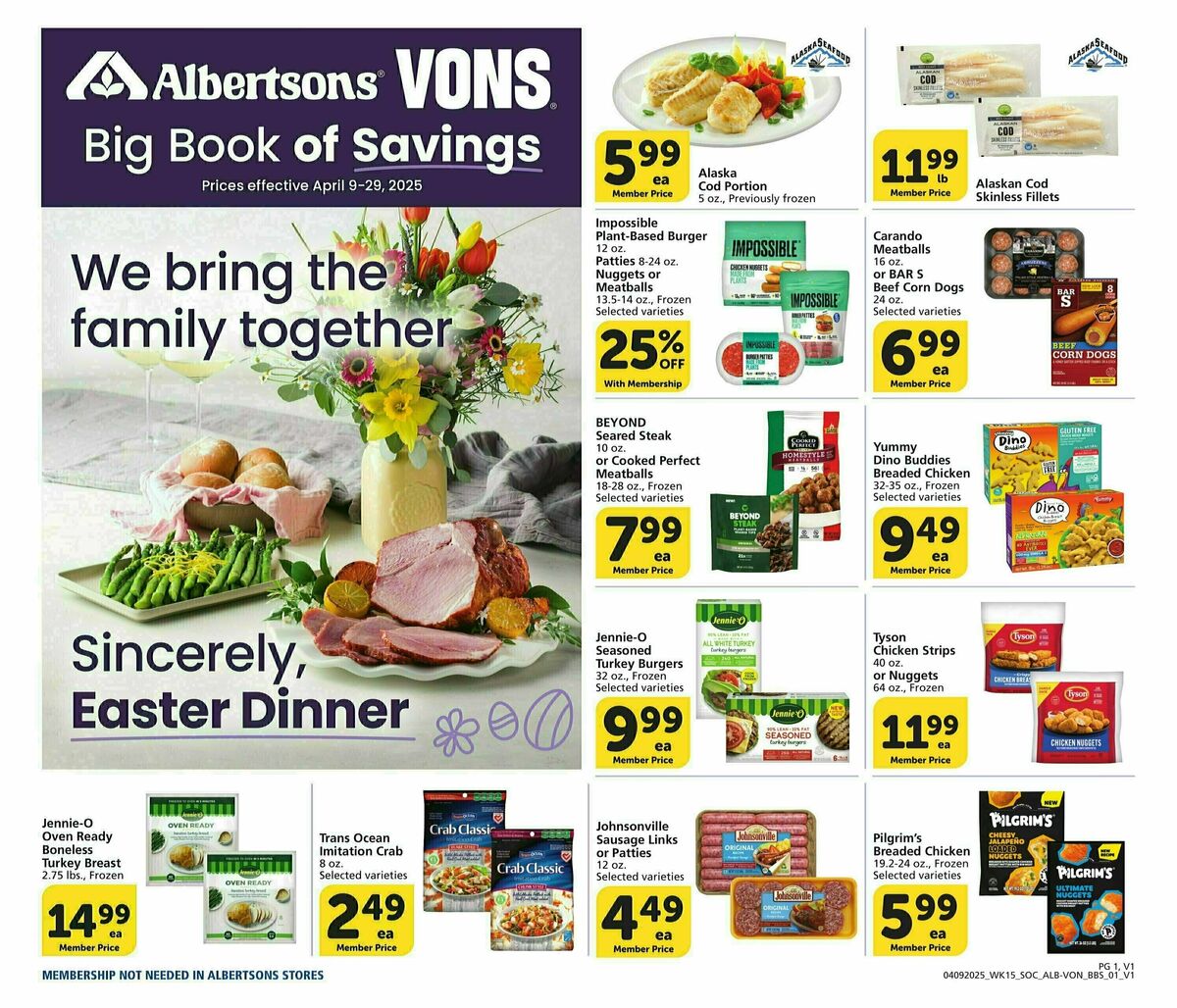 Vons Big Book of Savings Weekly Ad from April 9