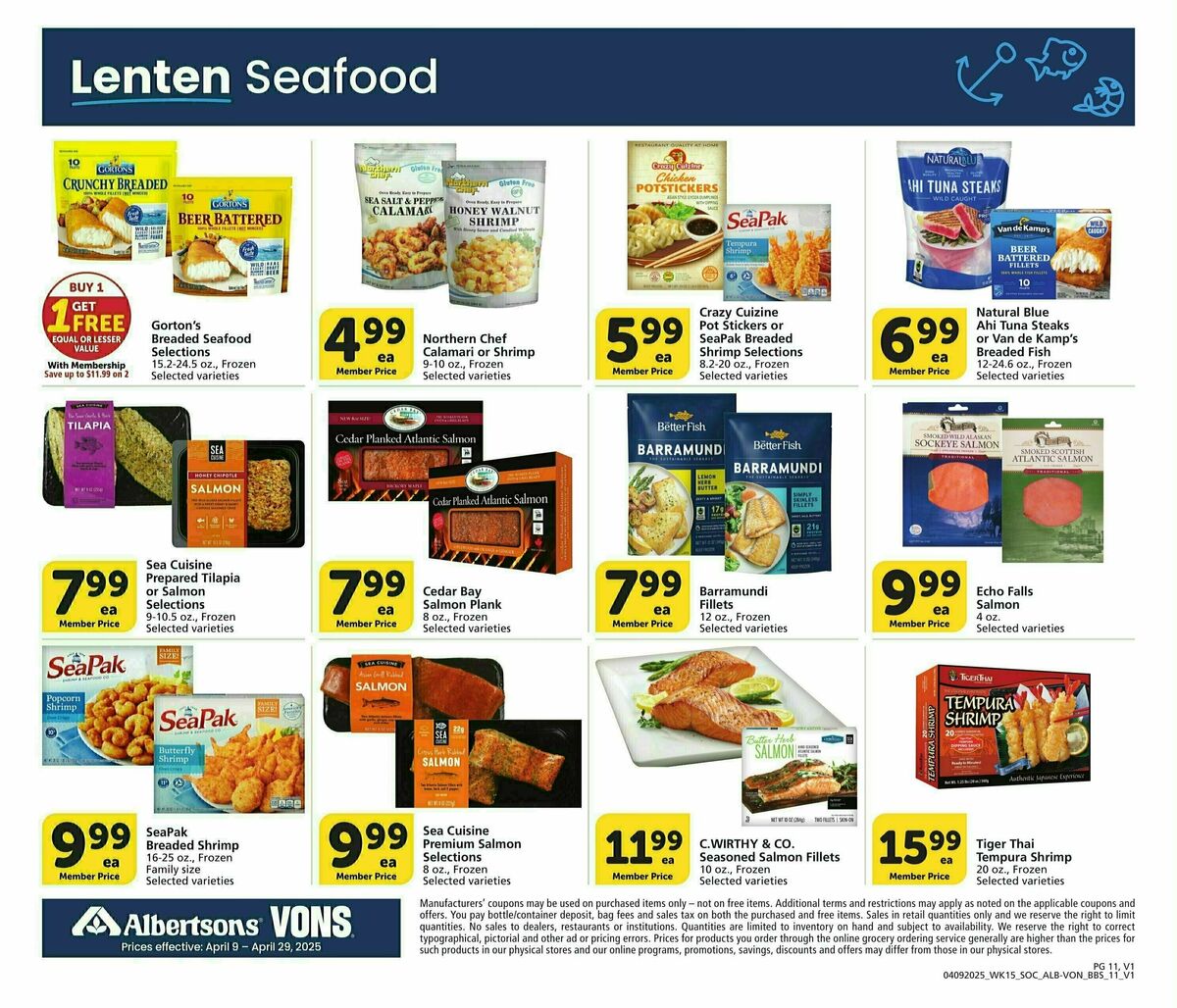 Vons Big Book of Savings Weekly Ad from April 9