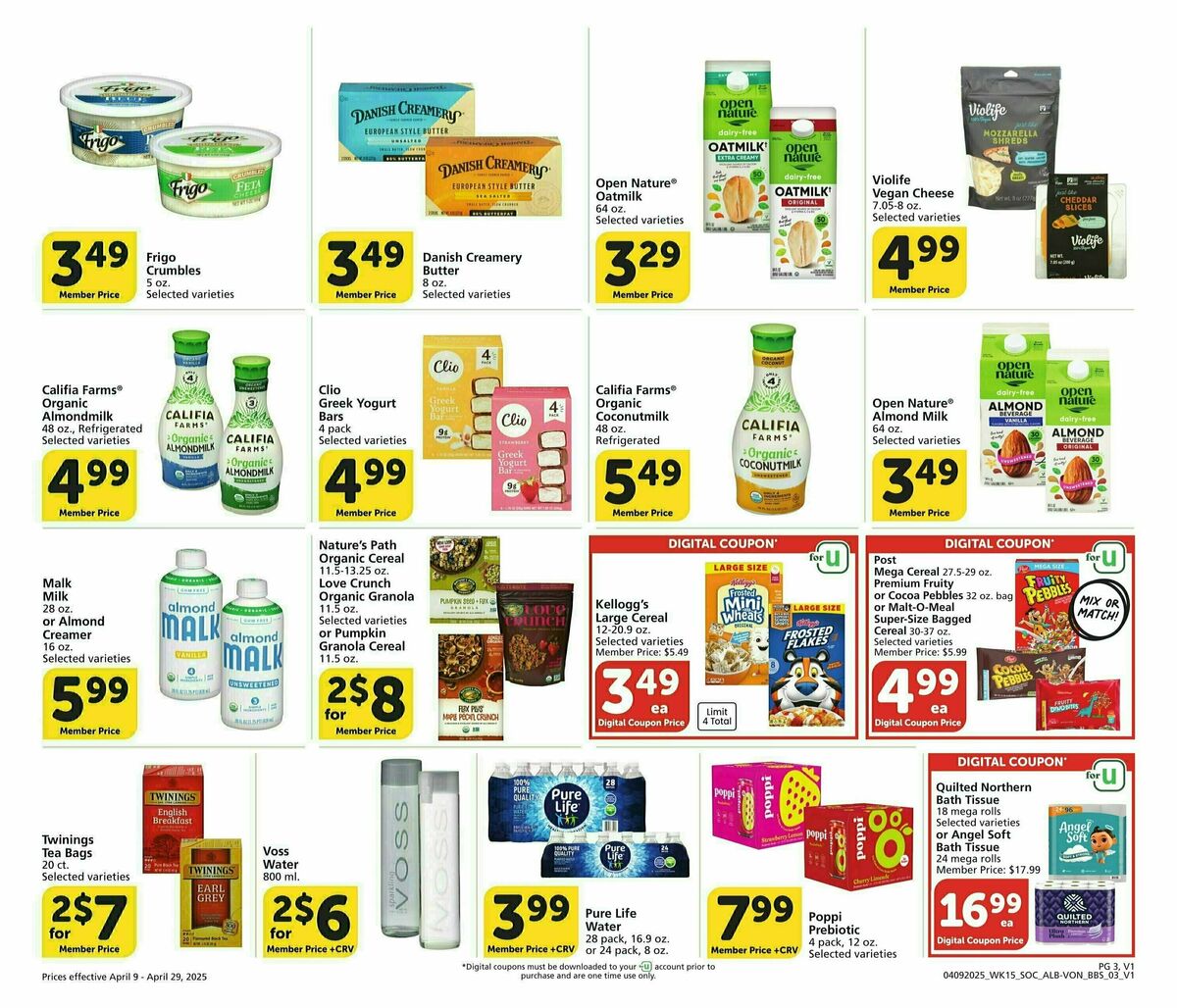 Vons Big Book of Savings Weekly Ad from April 9
