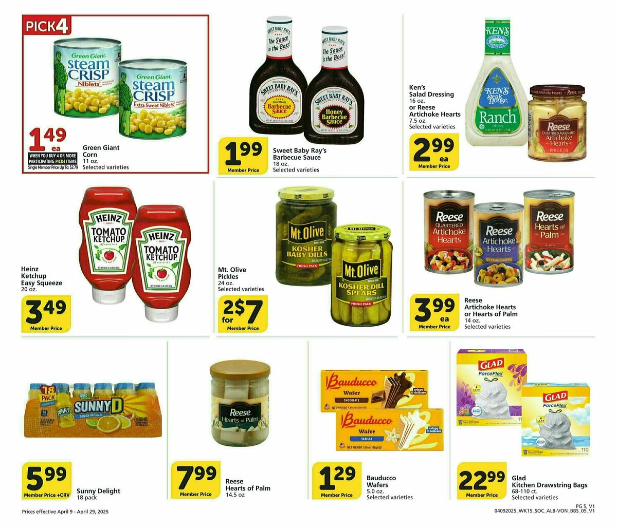 Vons Big Book of Savings Weekly Ad from April 9