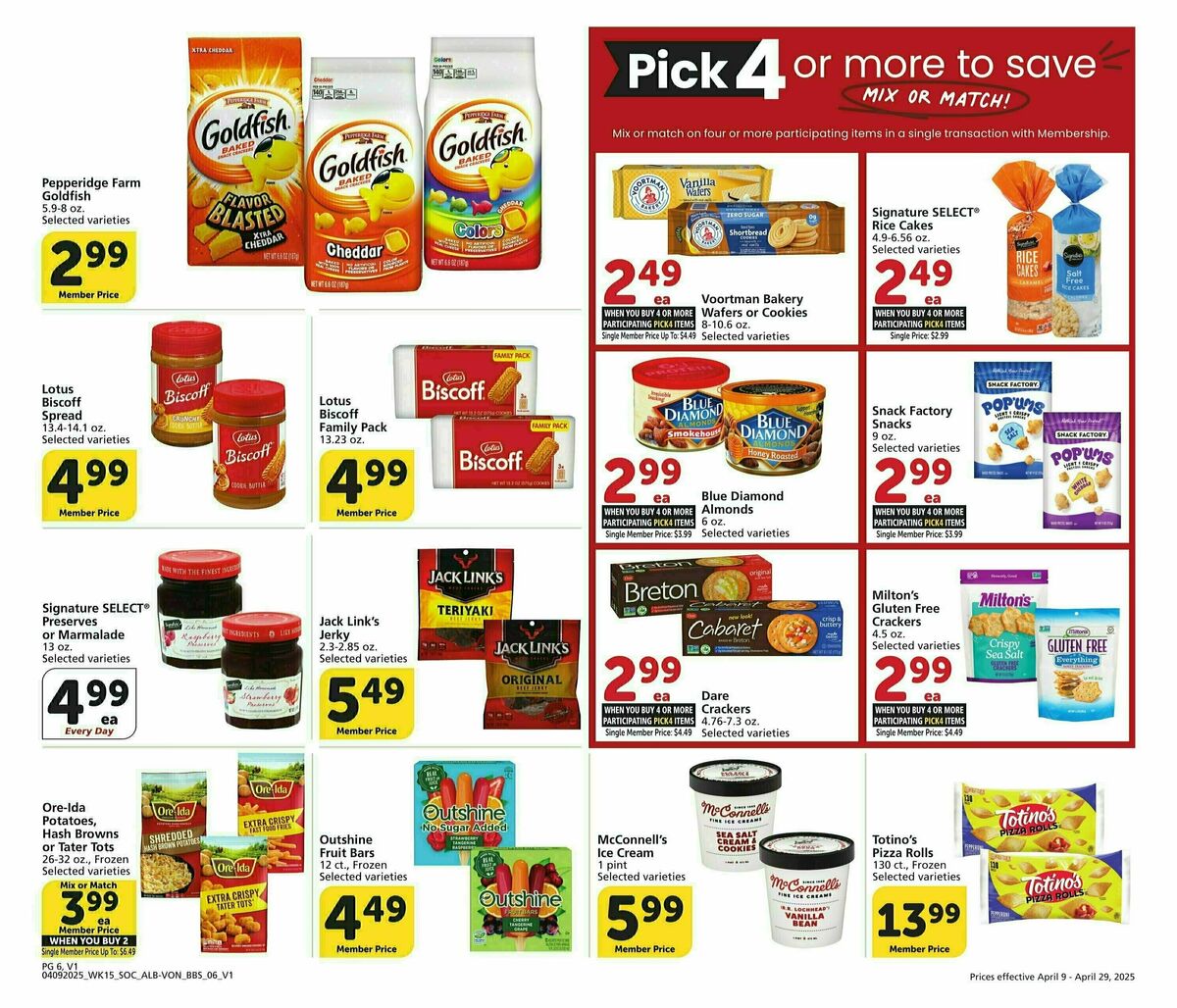 Vons Big Book of Savings Weekly Ad from April 9