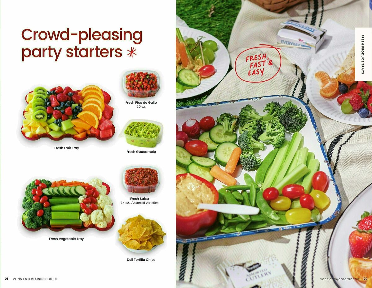 Vons Entertaining Guide Weekly Ad from April 23