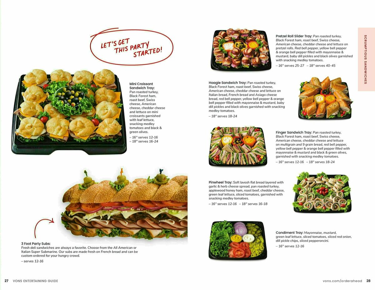 Vons Entertaining Guide Weekly Ad from April 23