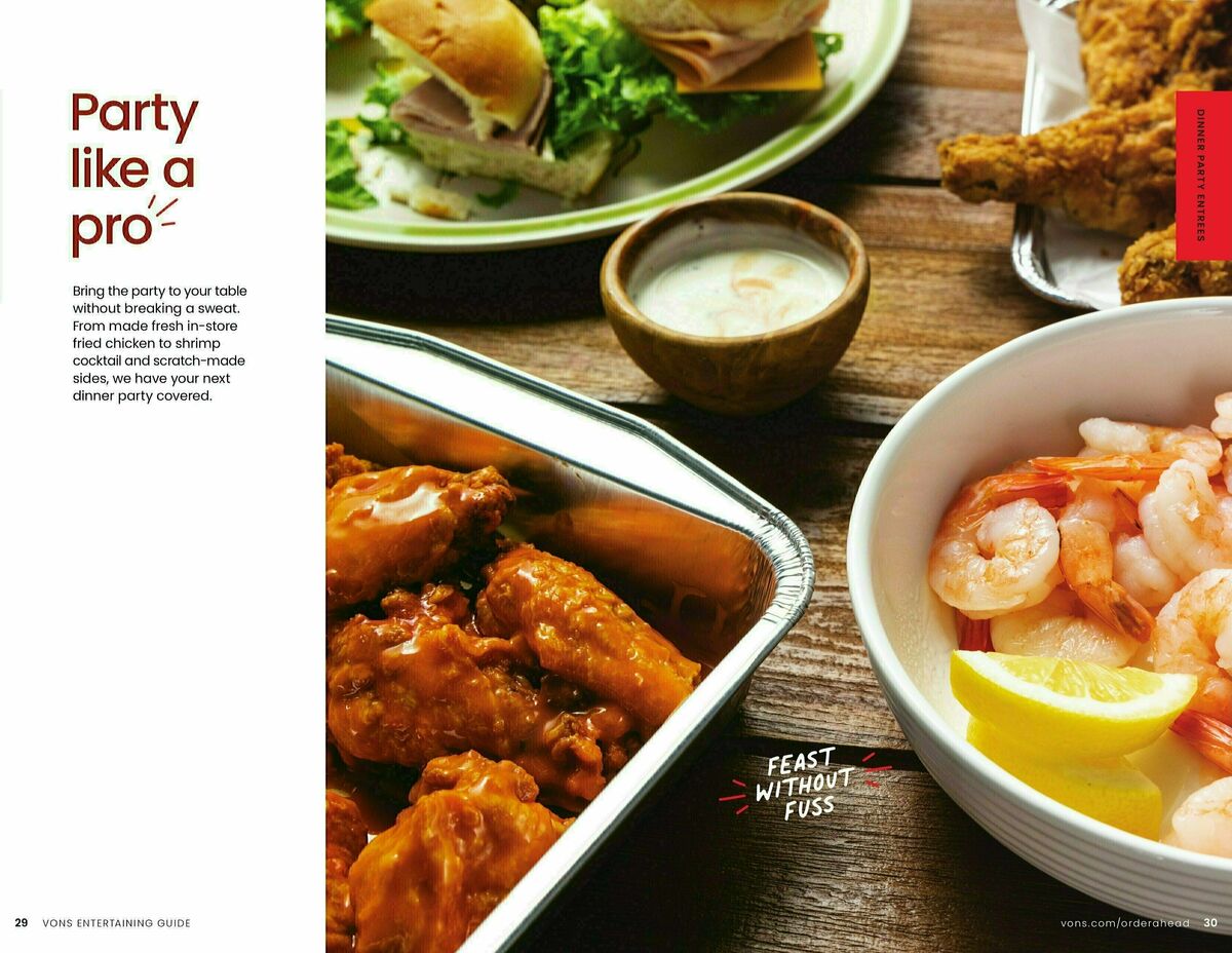 Vons Entertaining Guide Weekly Ad from April 23