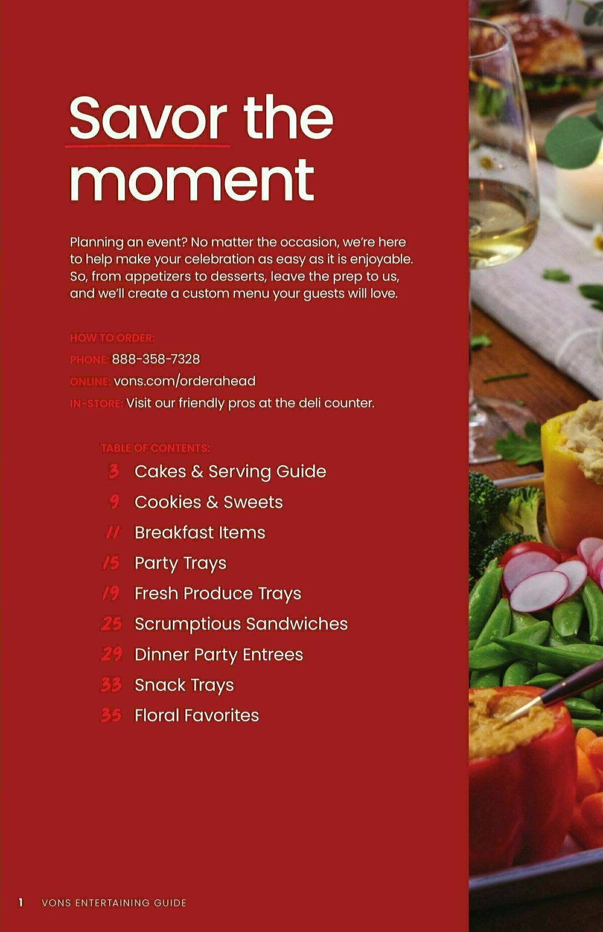Vons Entertaining Guide Weekly Ad from April 23