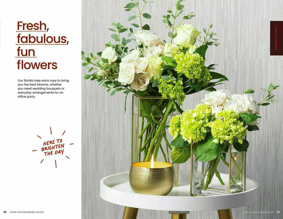 Vons Entertaining Guide Weekly Ad from April 23