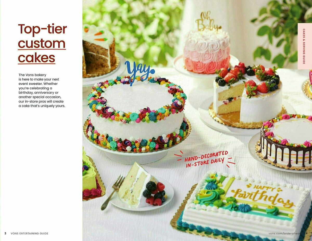 Vons Entertaining Guide Weekly Ad from April 23