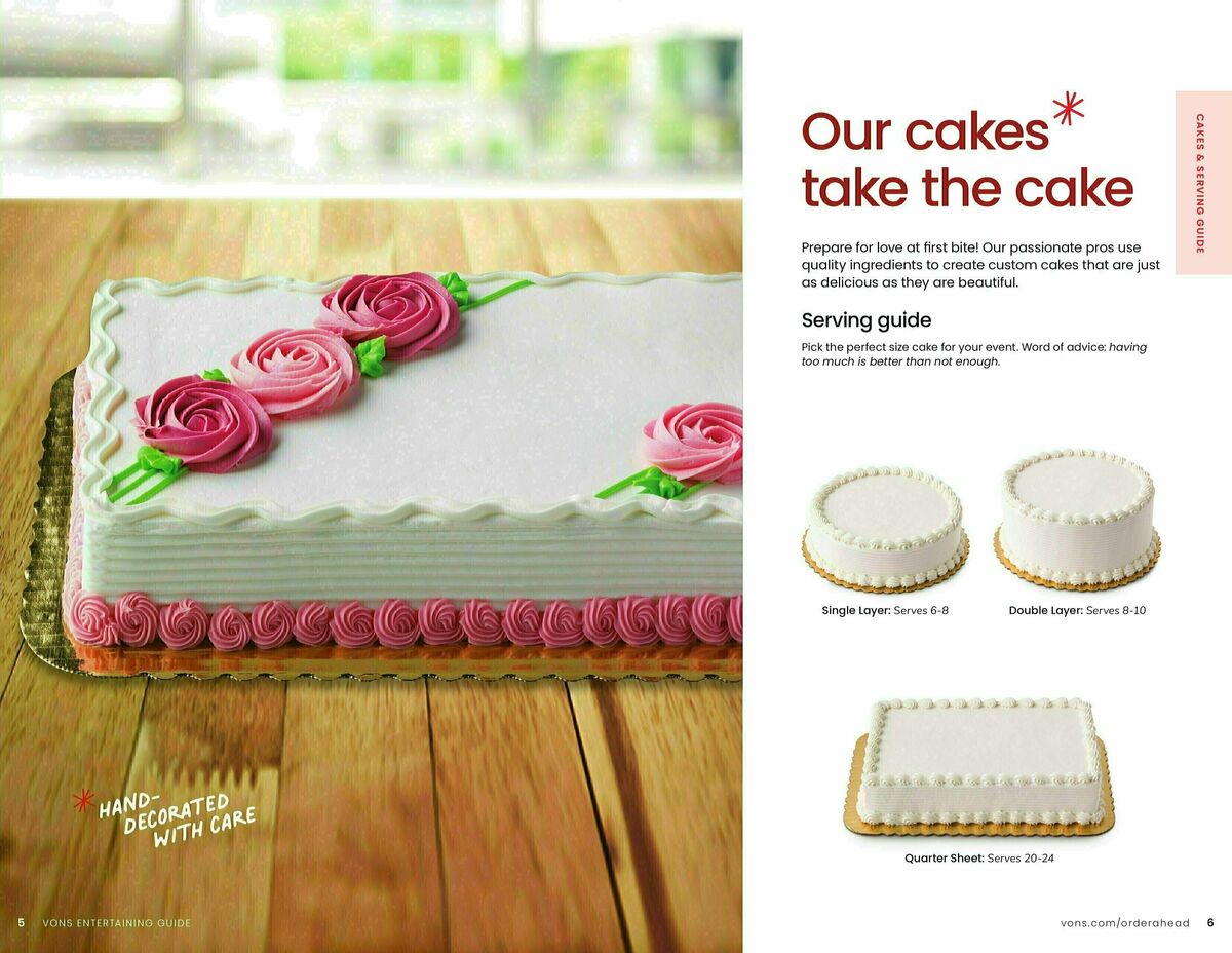 Vons Entertaining Guide Weekly Ad from April 23