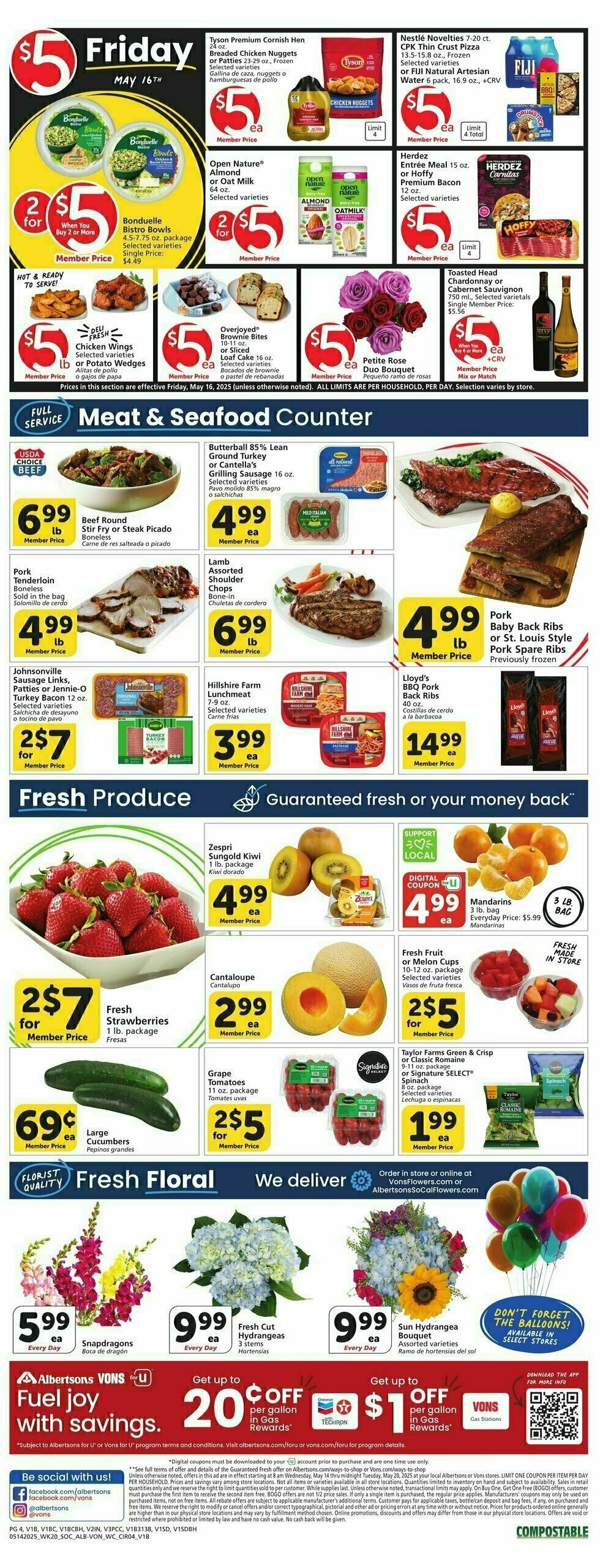 Vons Weekly Ad from May 14