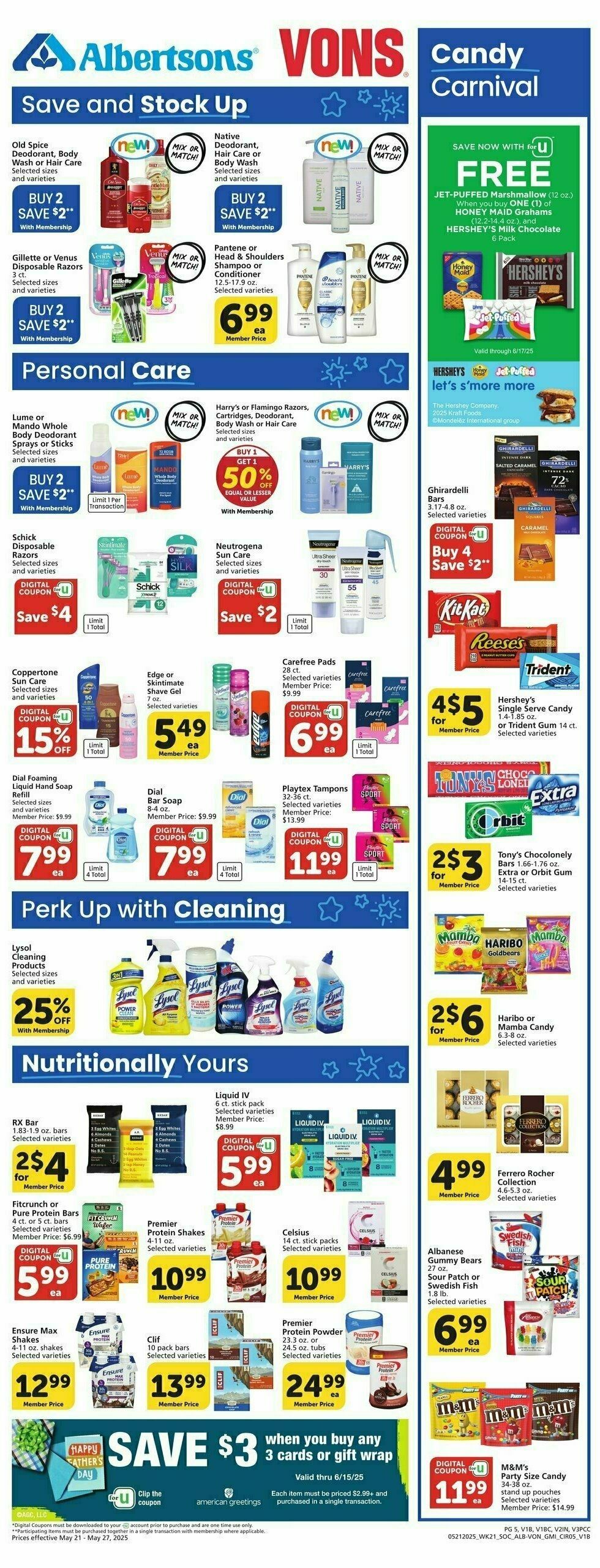 Vons Weekly Ad from May 21