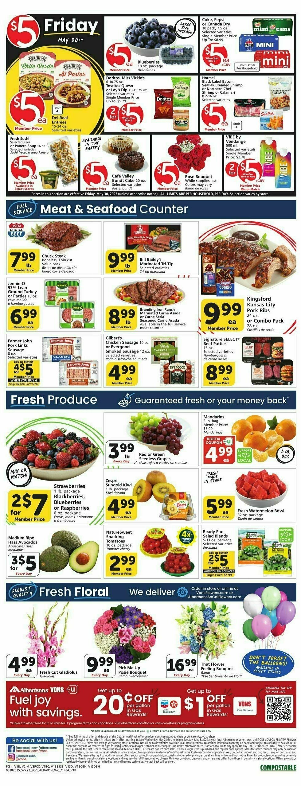 Vons Weekly Ad from May 28