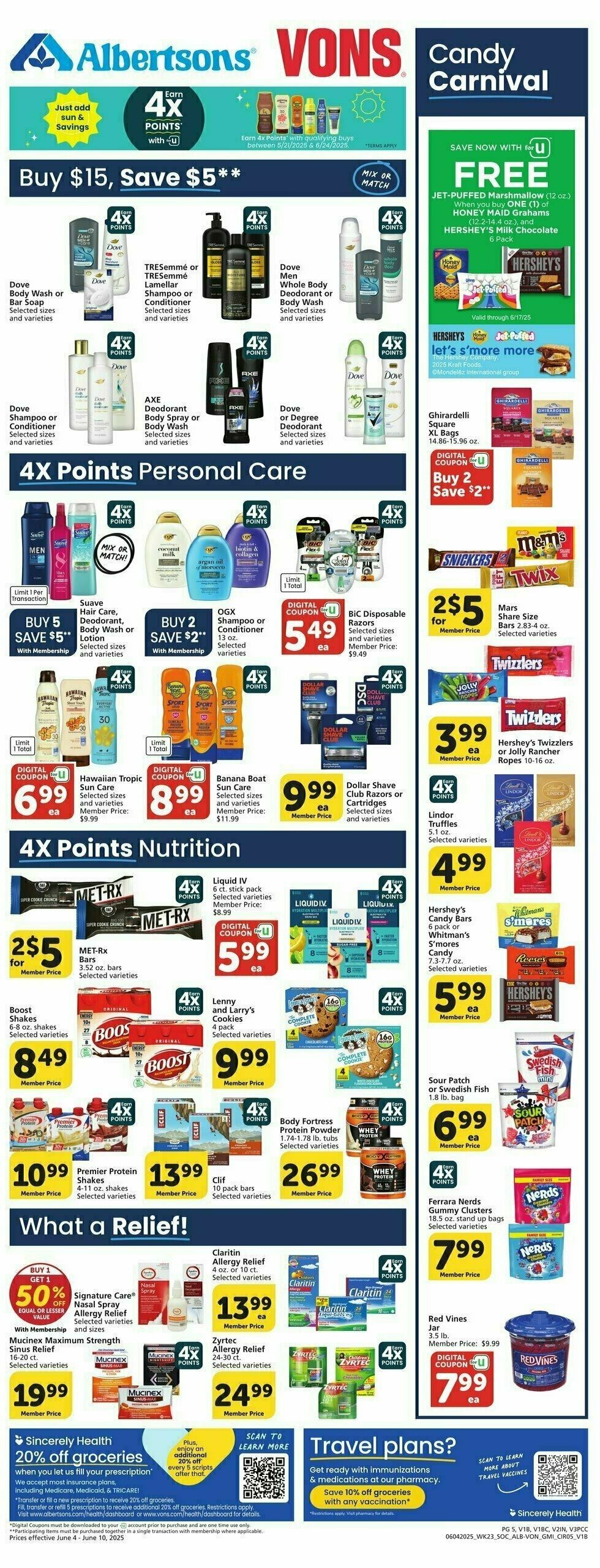 Vons Weekly Ad from June 4