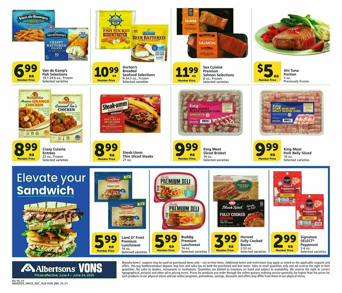 Vons Big Book of Savings Weekly Ad from June 4