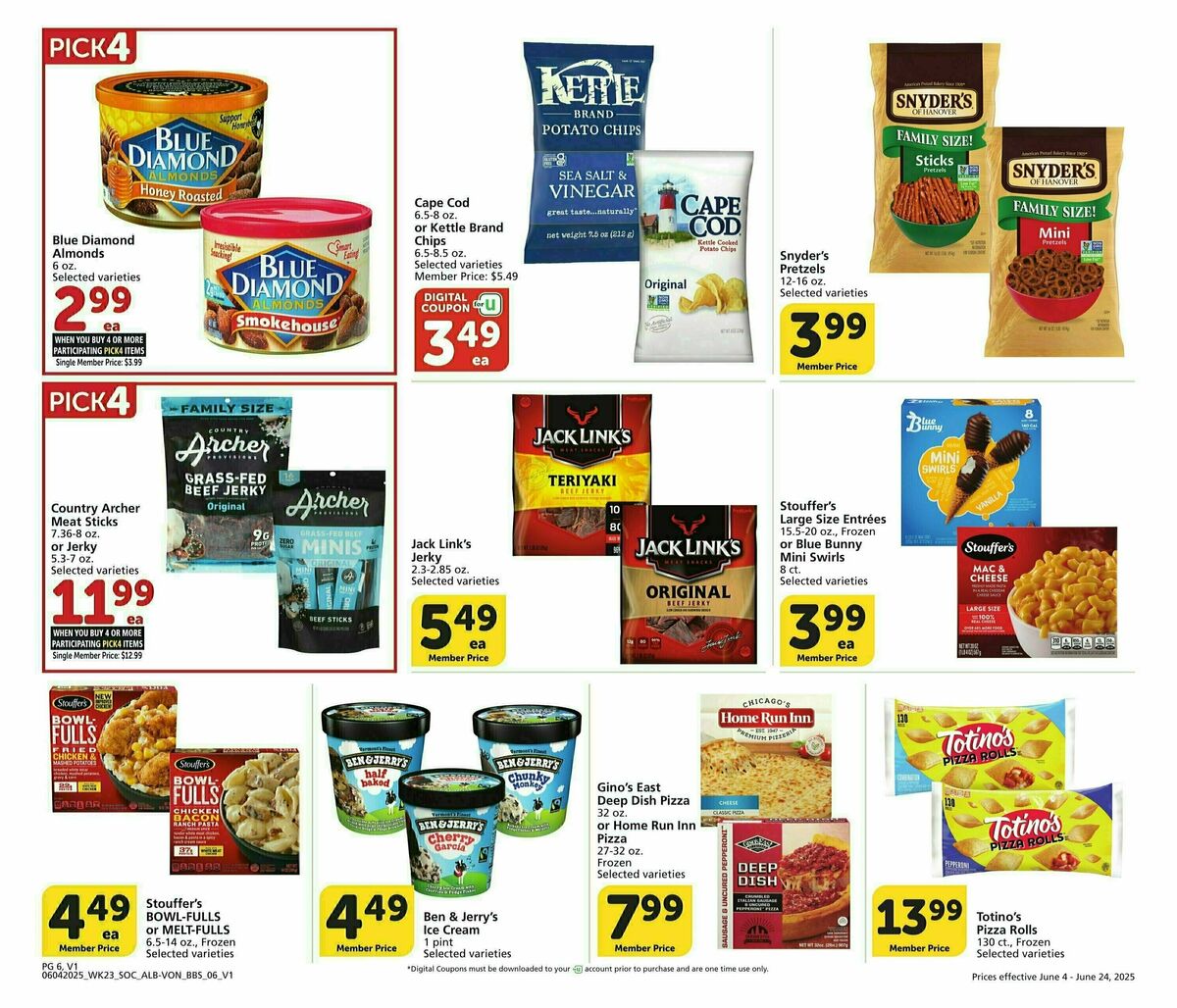 Vons Big Book of Savings Weekly Ad from June 4