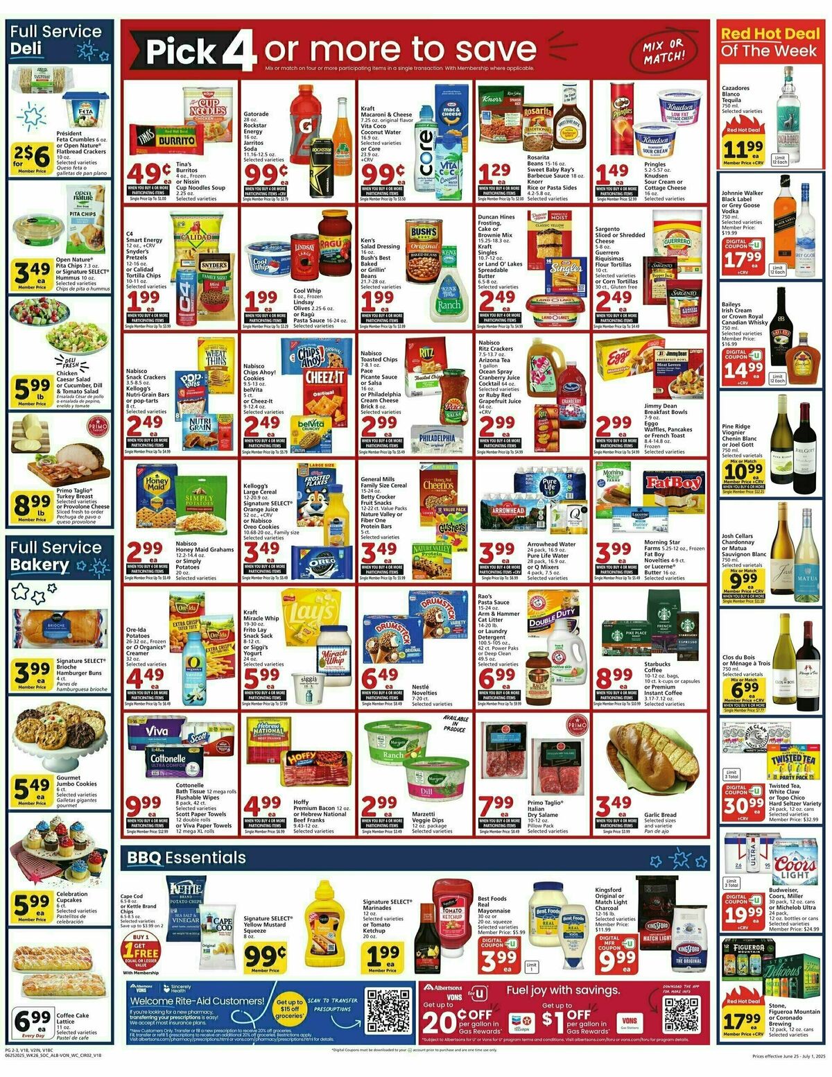 Vons Weekly Ad from June 25