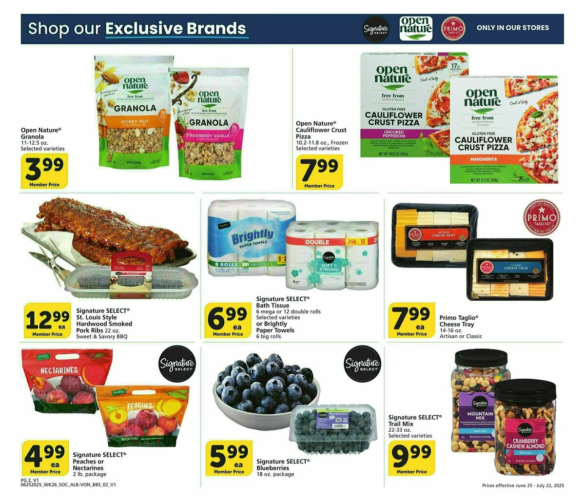 Vons Big Book of Savings Weekly Ad from June 25