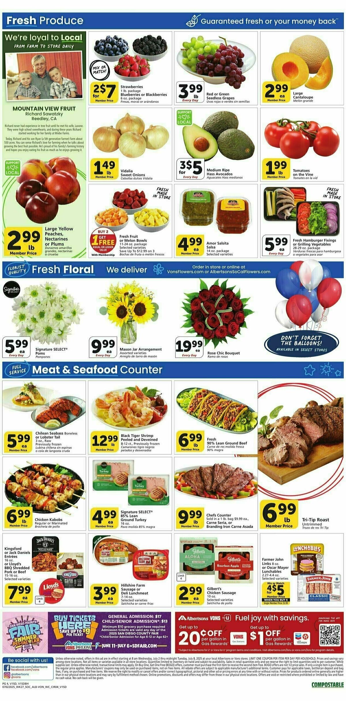 Vons Weekly Ad from July 2