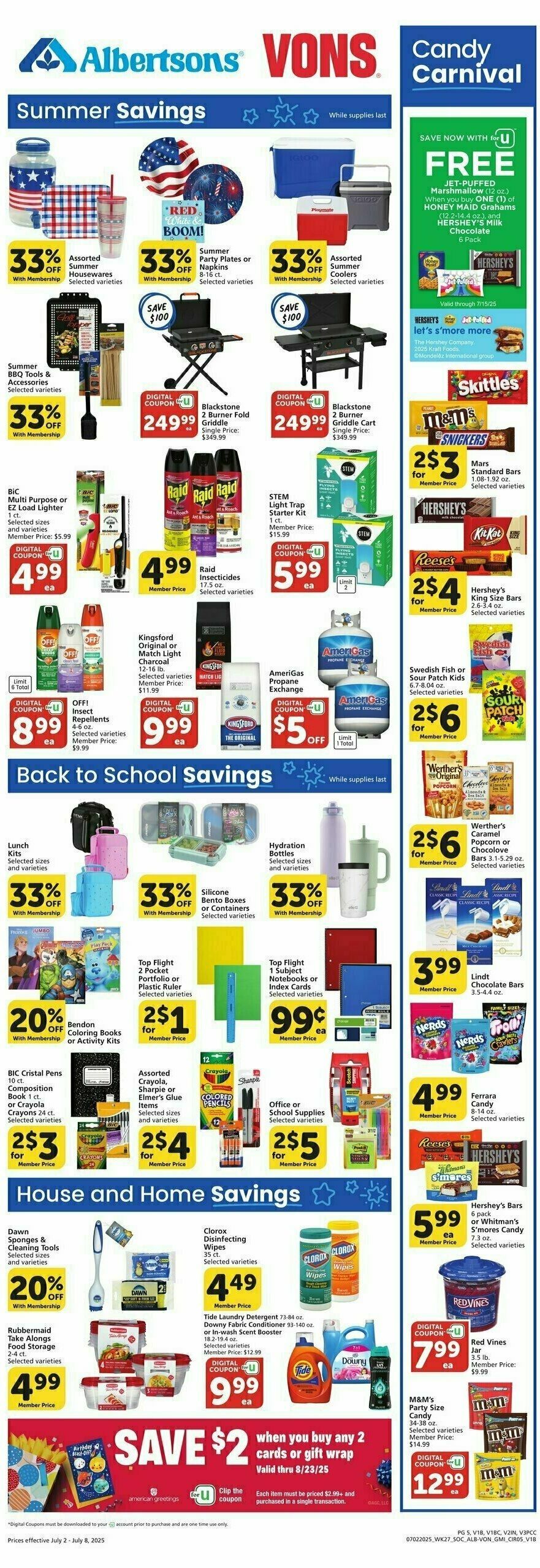 Vons Weekly Ad from July 2