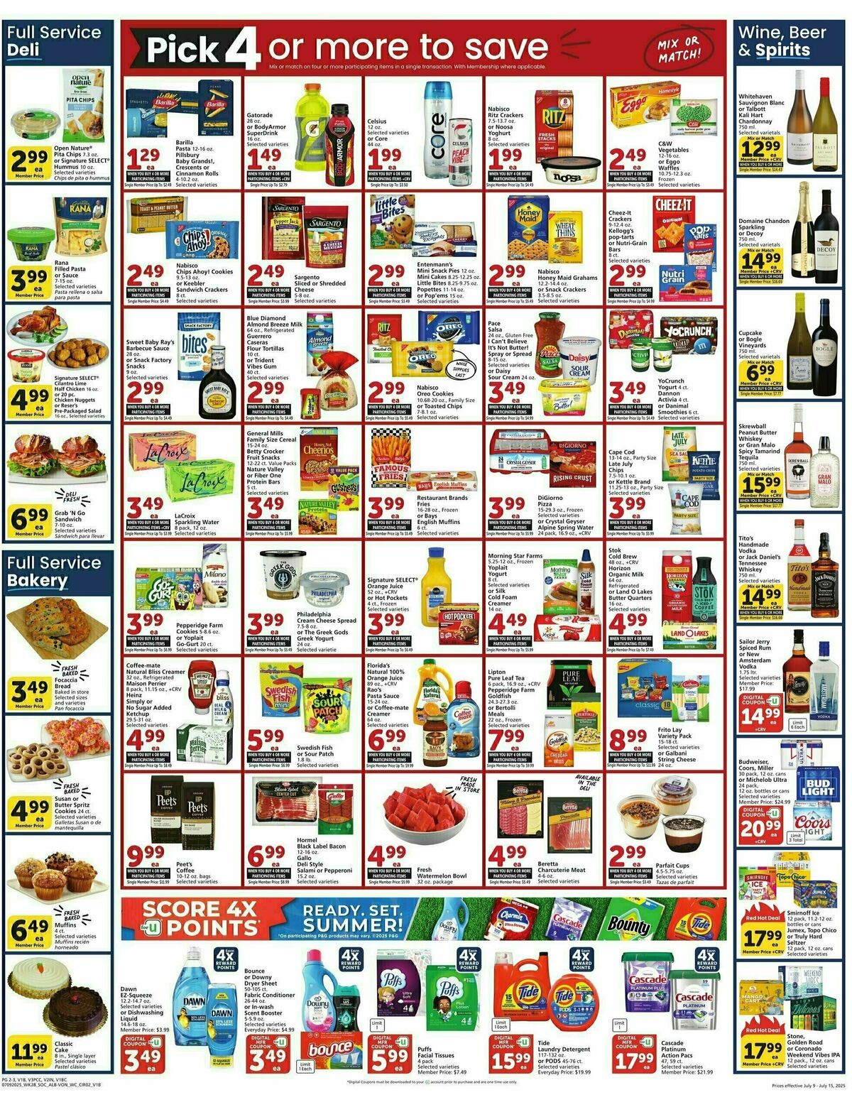 Vons Weekly Ad from July 9