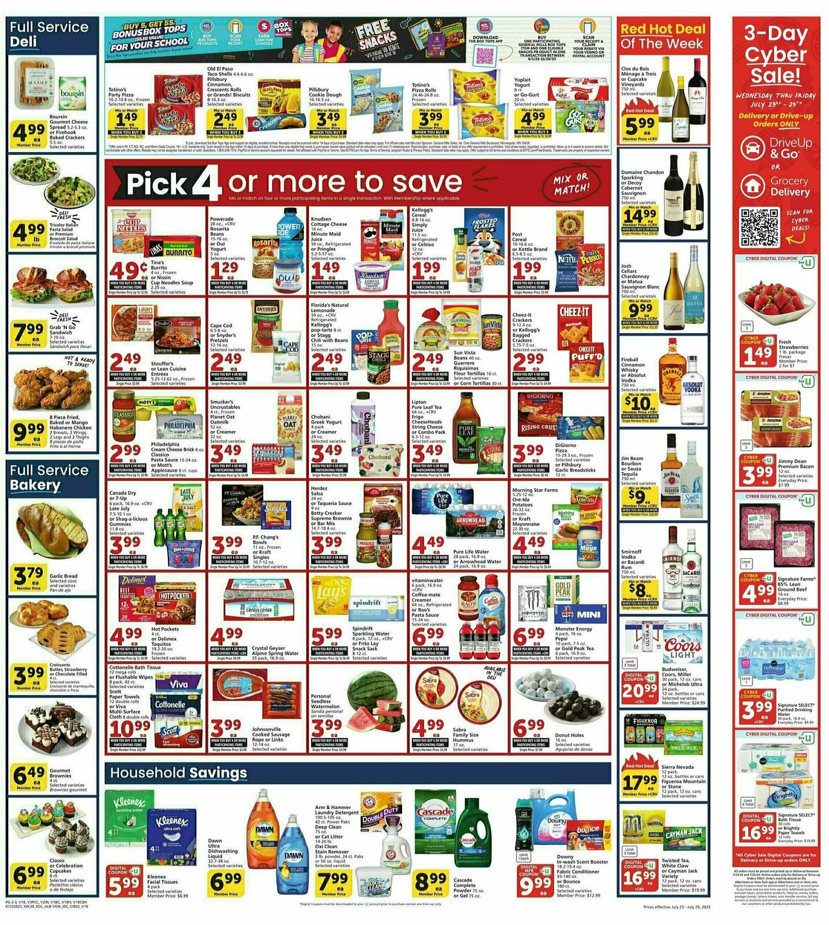 Vons Weekly Ad from July 23