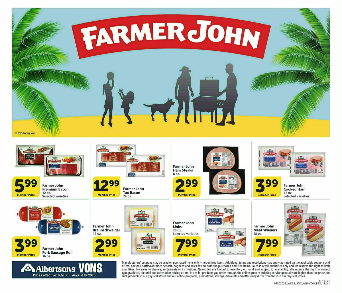 Vons Big Book of Savings Weekly Ad from July 30