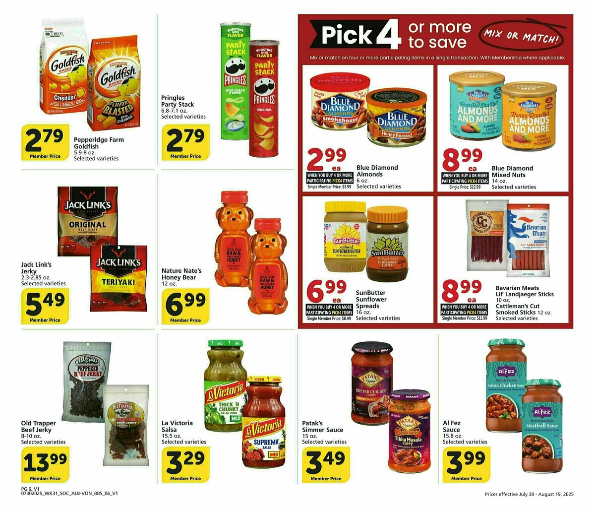 Vons Big Book of Savings Weekly Ad from July 30