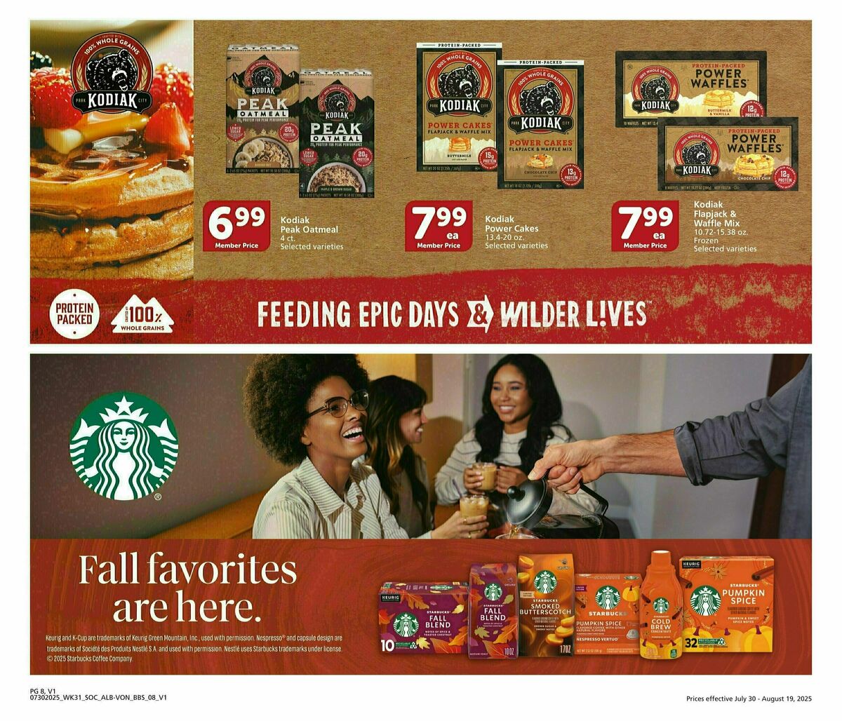 Vons Big Book of Savings Weekly Ad from July 30