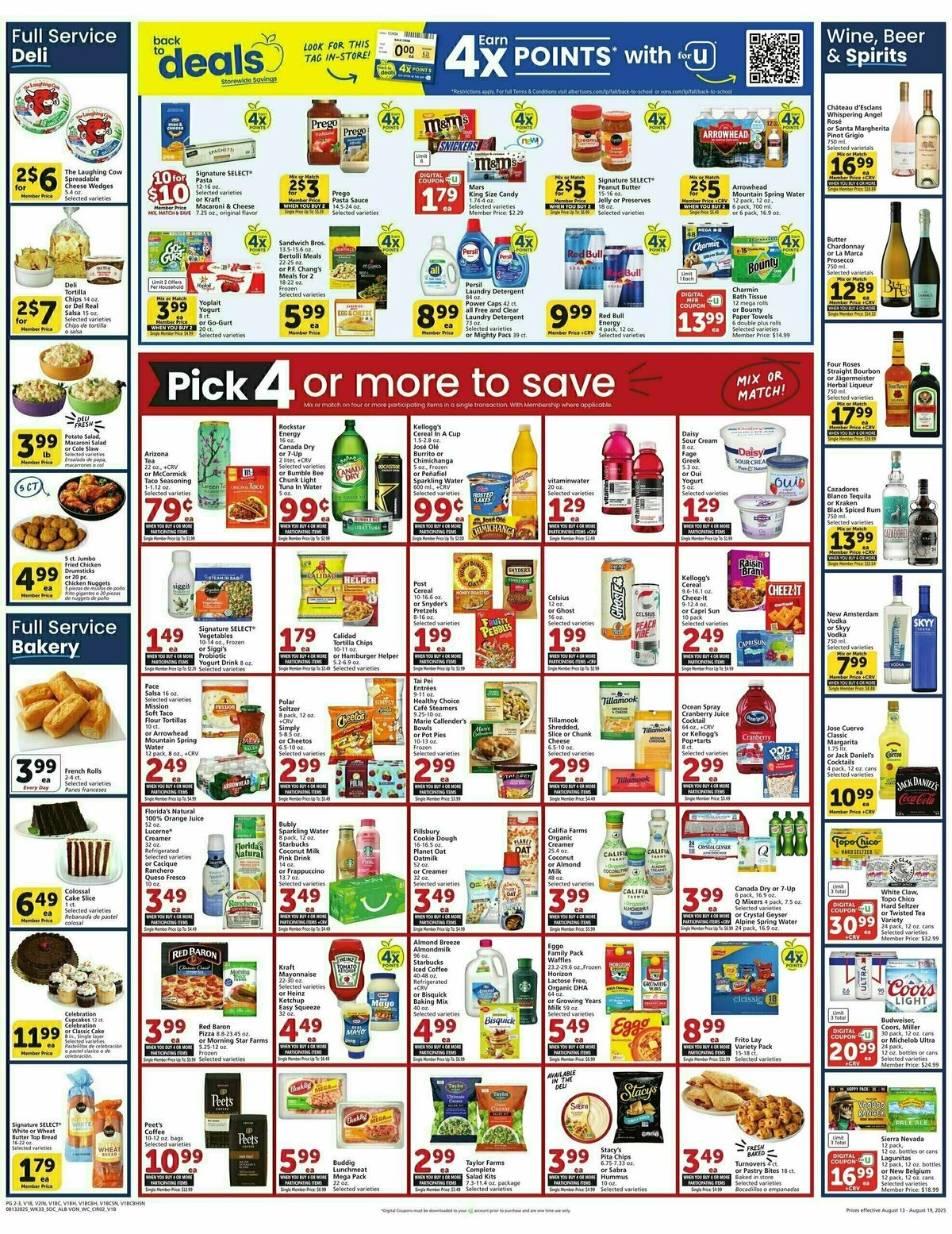 Vons Weekly Ad from August 13
