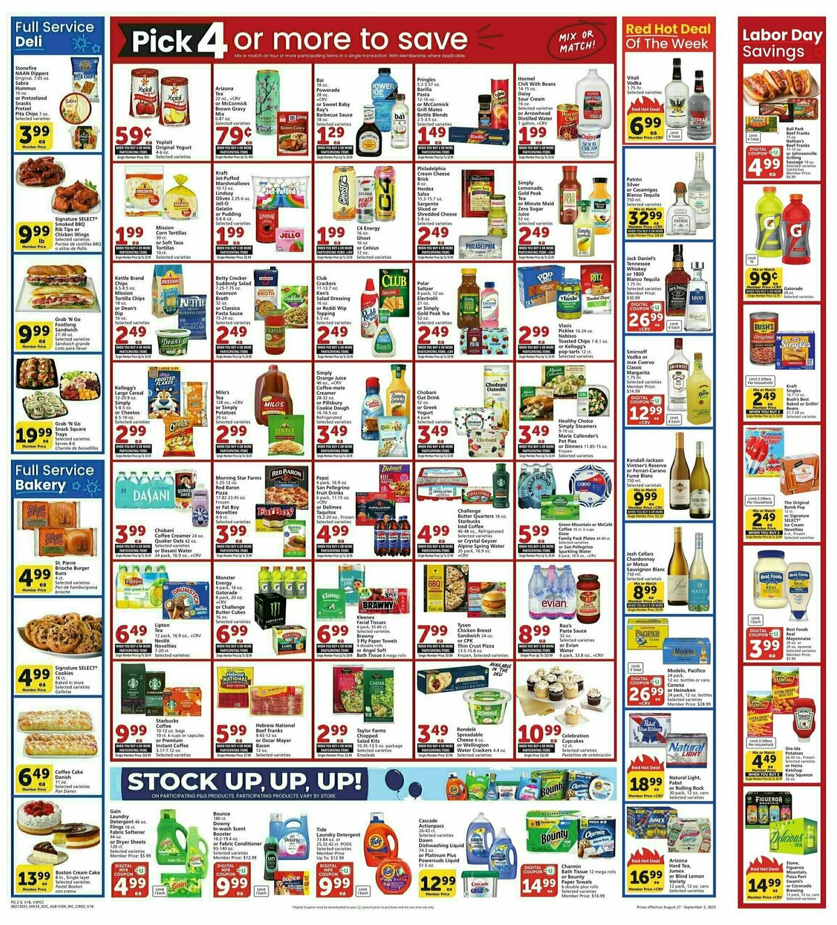 Vons Weekly Ad from August 27