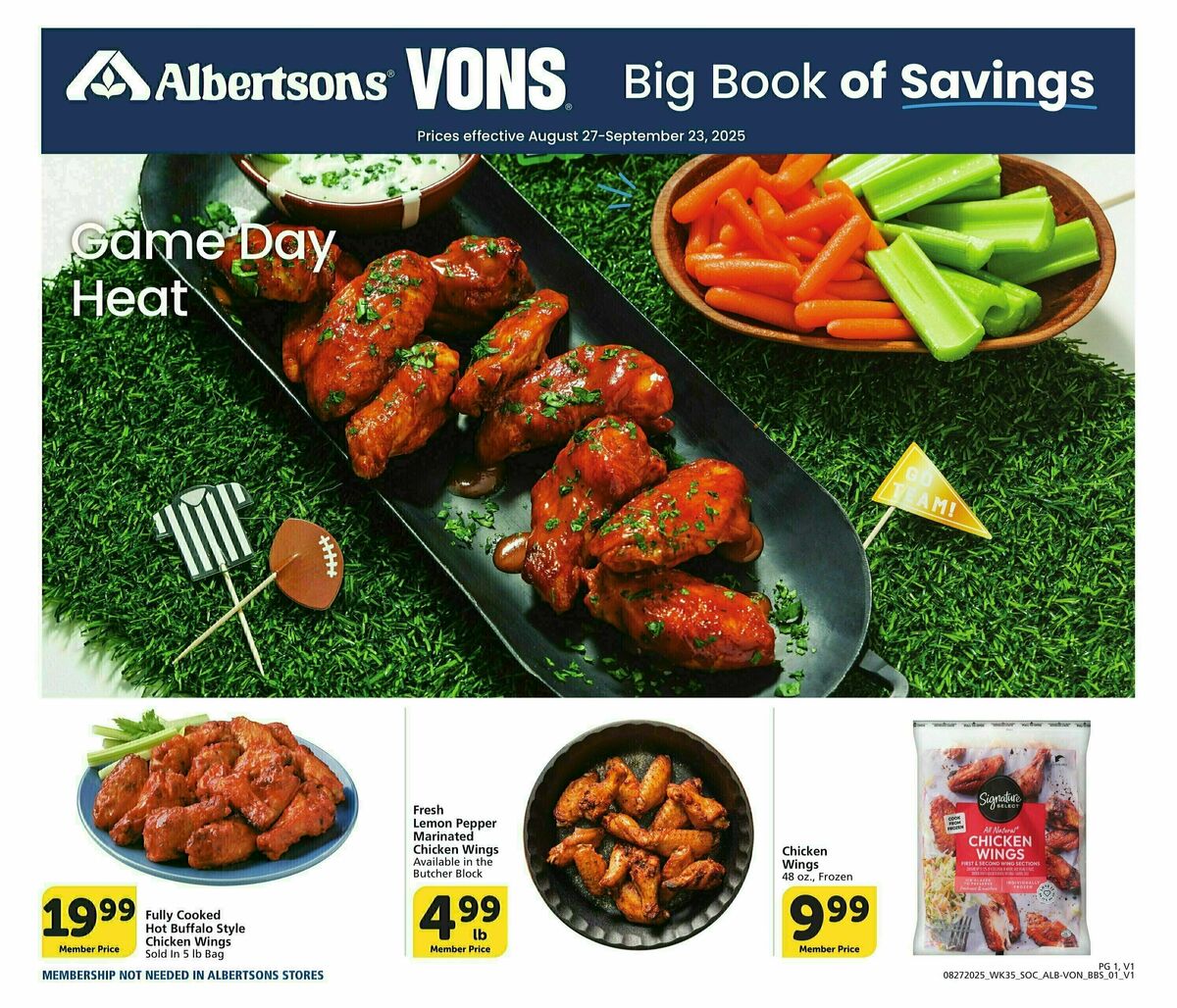 Vons Big Book of Savings Weekly Ad from August 27
