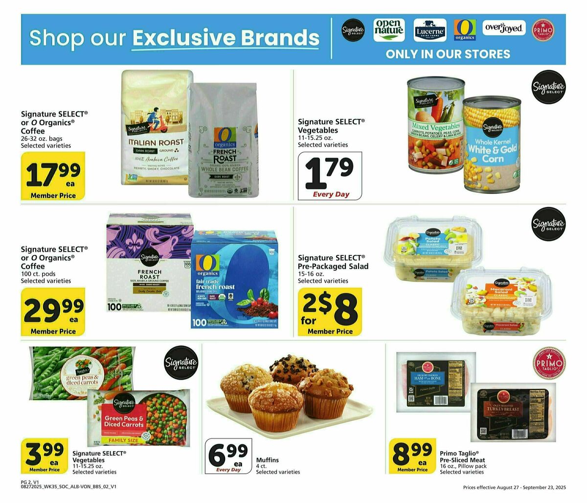 Vons Big Book of Savings Weekly Ad from August 27