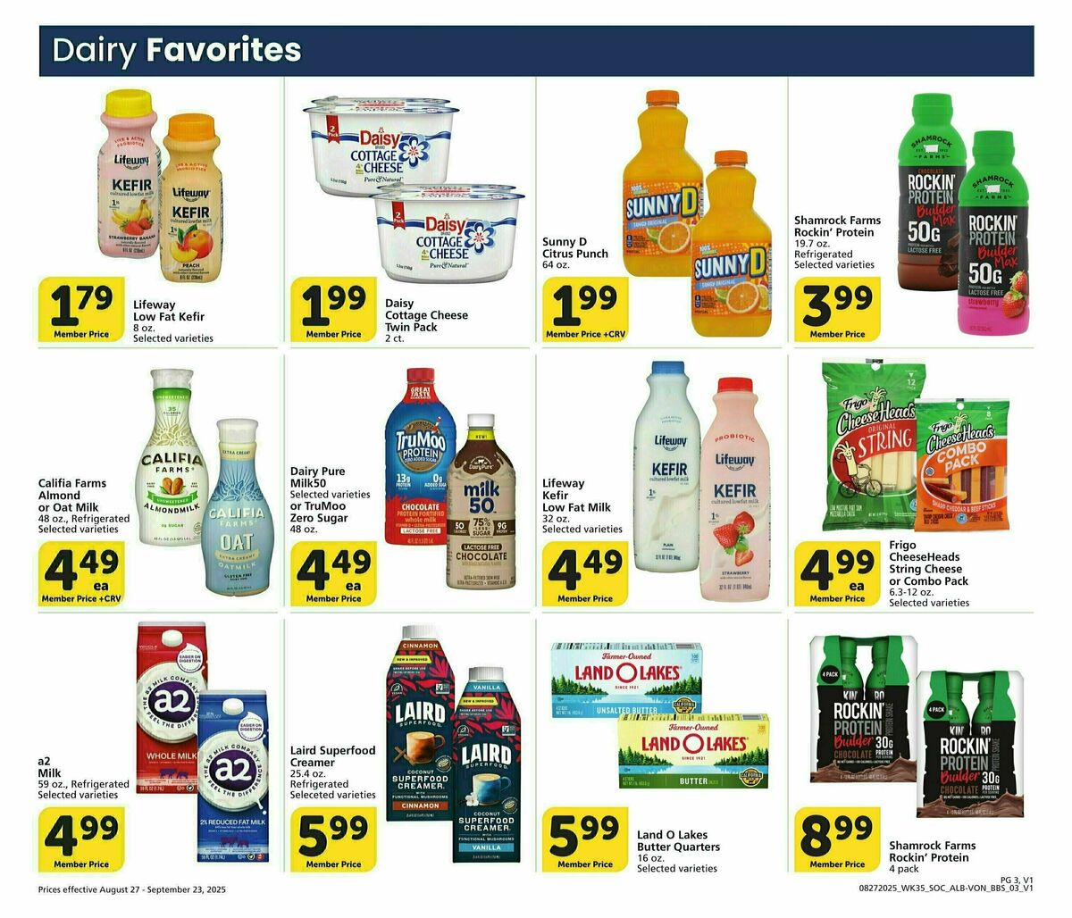 Vons Big Book of Savings Weekly Ad from August 27