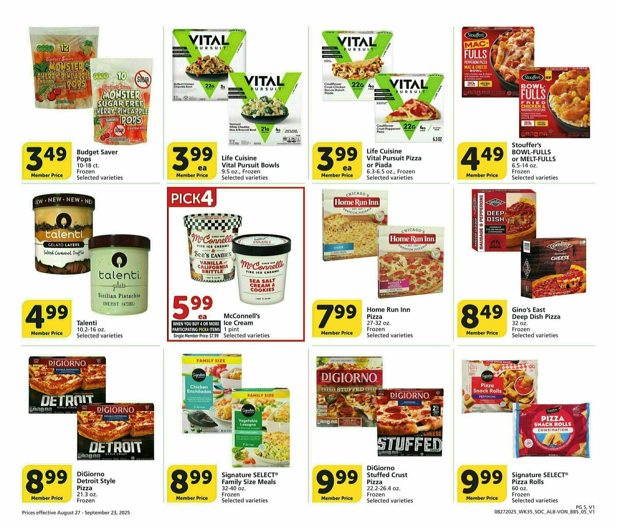 Vons Big Book of Savings Weekly Ad from August 27