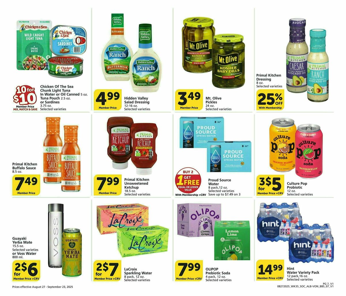 Vons Big Book of Savings Weekly Ad from August 27